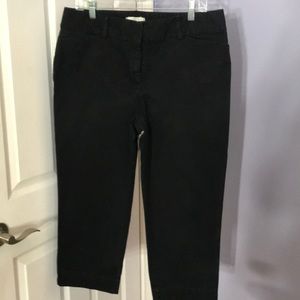 Loft black capri size 12